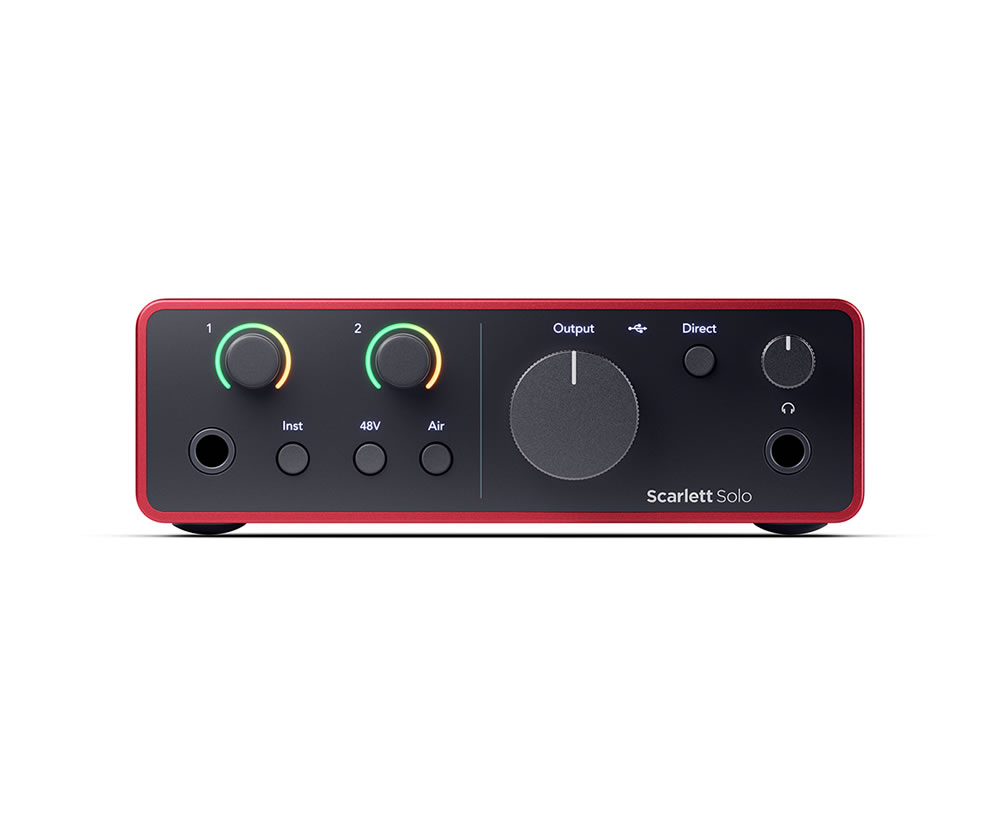 Scarlett Solo Studio Gen4パネル画像 Scarlett Solo Studio Gen4パネル画像