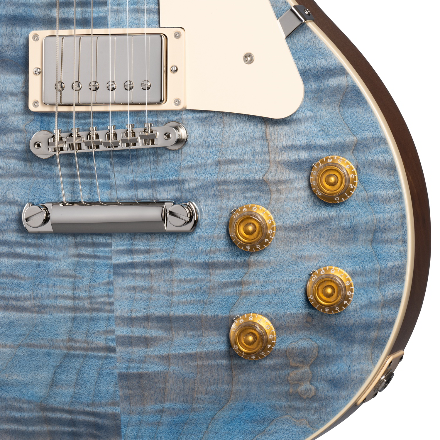 Les Paul Standard 50s Figured Top Ocean Blueパネル画像 Les Paul Standard 50s Figured Top Ocean Blueパネル画像