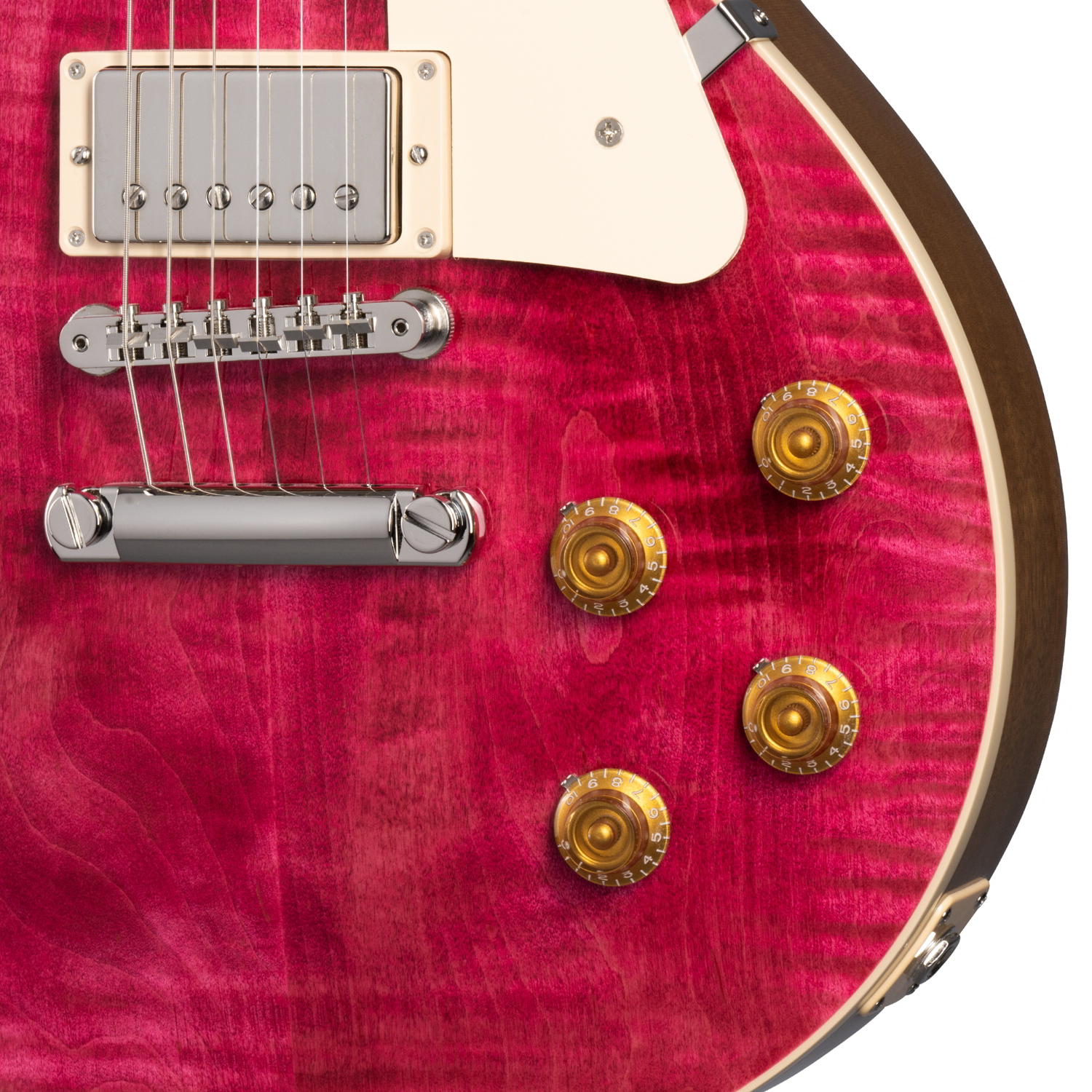Les Paul Standard 50s Figured Top Translucent Fuchsiaパネル画像 Les Paul Standard 50s Figured Top Translucent Fuchsiaパネル画像