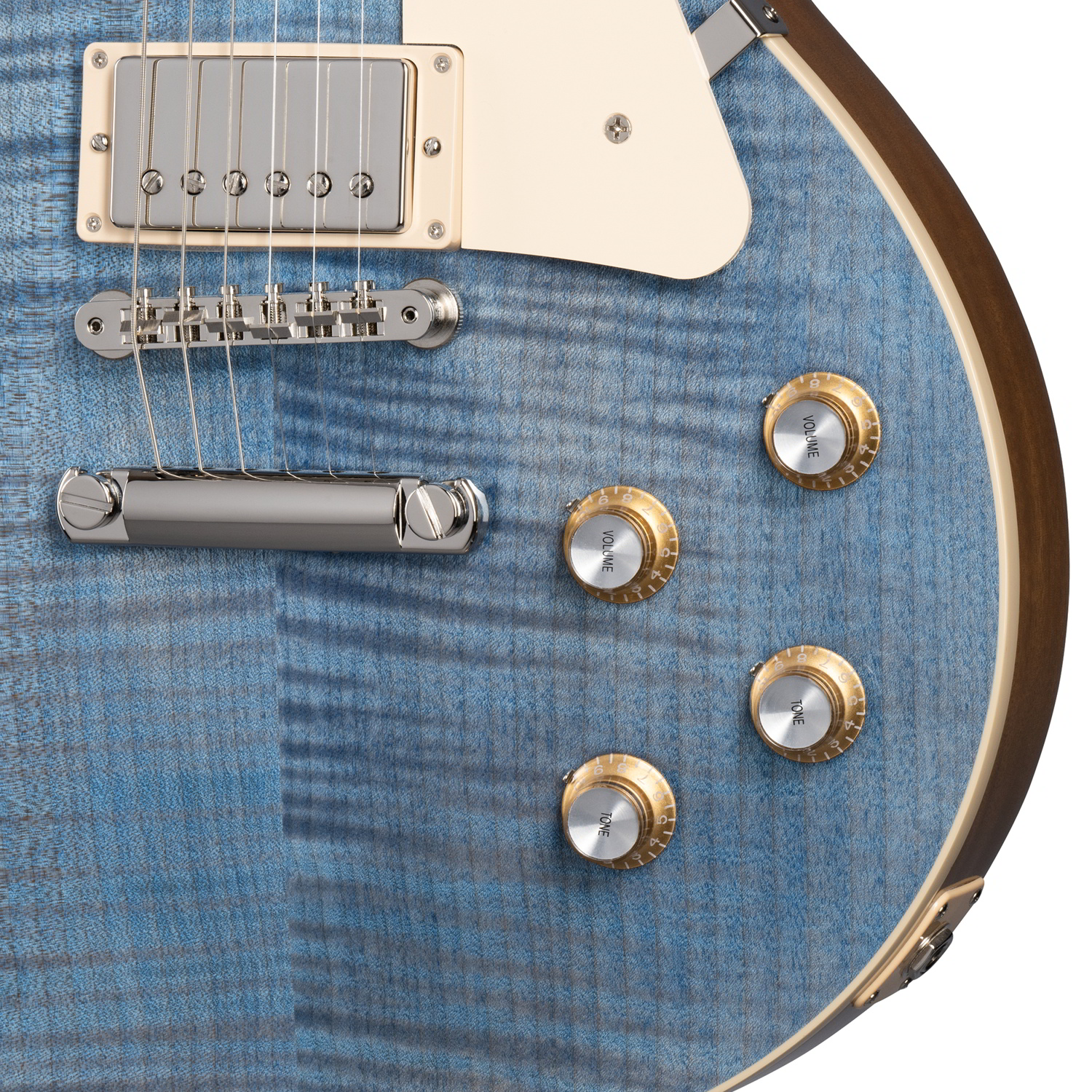 Les Paul Standard 60s Figured Top Ocean Blueパネル画像 Les Paul Standard 60s Figured Top Ocean Blueパネル画像