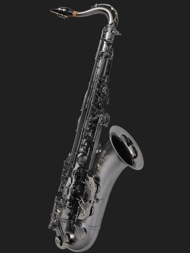 T5-BIceB Tenor "Raven" Satin Black Nickel/Black Nickel Bell & Key追加画像 T5-BIceB Tenor "Raven" Satin Black Nickel/Black Nickel Bell & Key追加画像