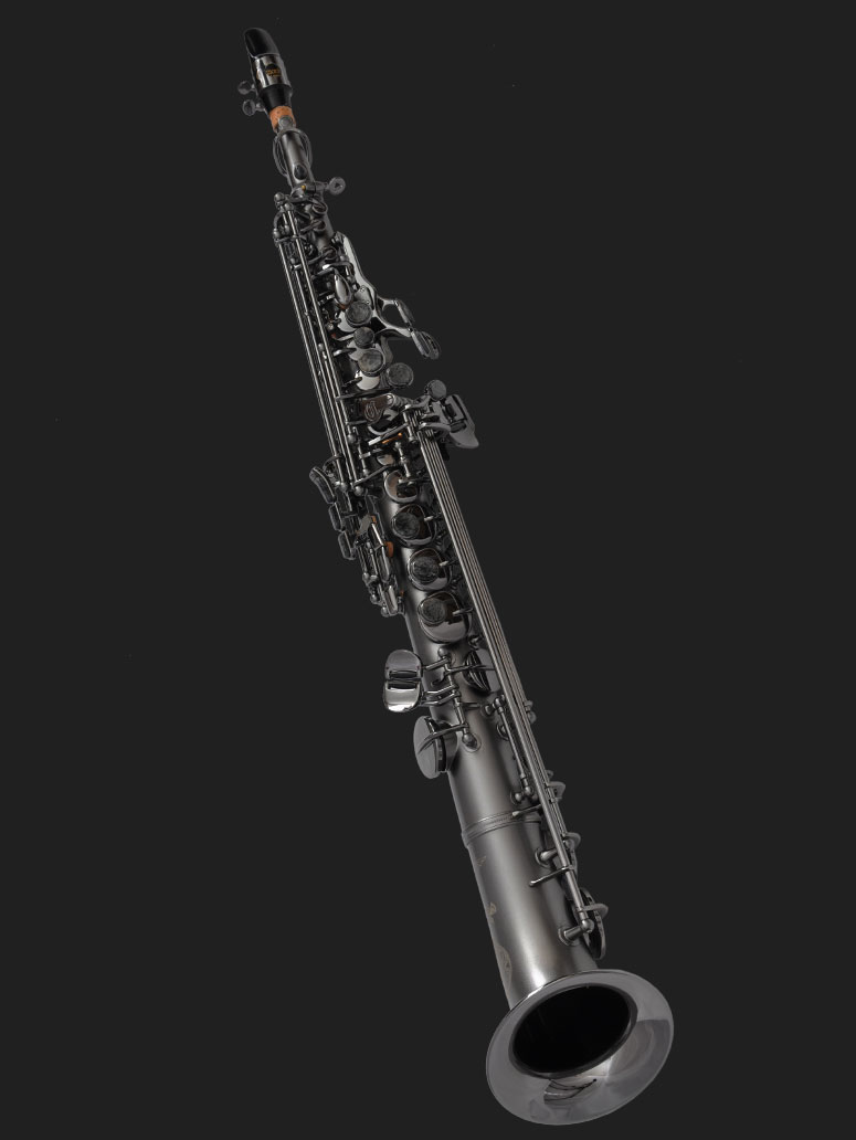 SA5-BIceB Arc Soprano "Raven" Satin Black Nickel/Black Nickel Bell & Key追加画像 SA5-BIceB Arc Soprano "Raven" Satin Black Nickel/Black Nickel Bell & Key追加画像