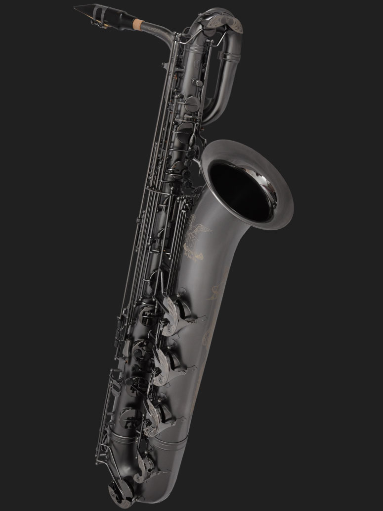 B5-BIceB Baritone "Raven" Satin Black Nickel/Black Nickel Bell & Key追加画像 B5-BIceB Baritone "Raven" Satin Black Nickel/Black Nickel Bell & Key追加画像