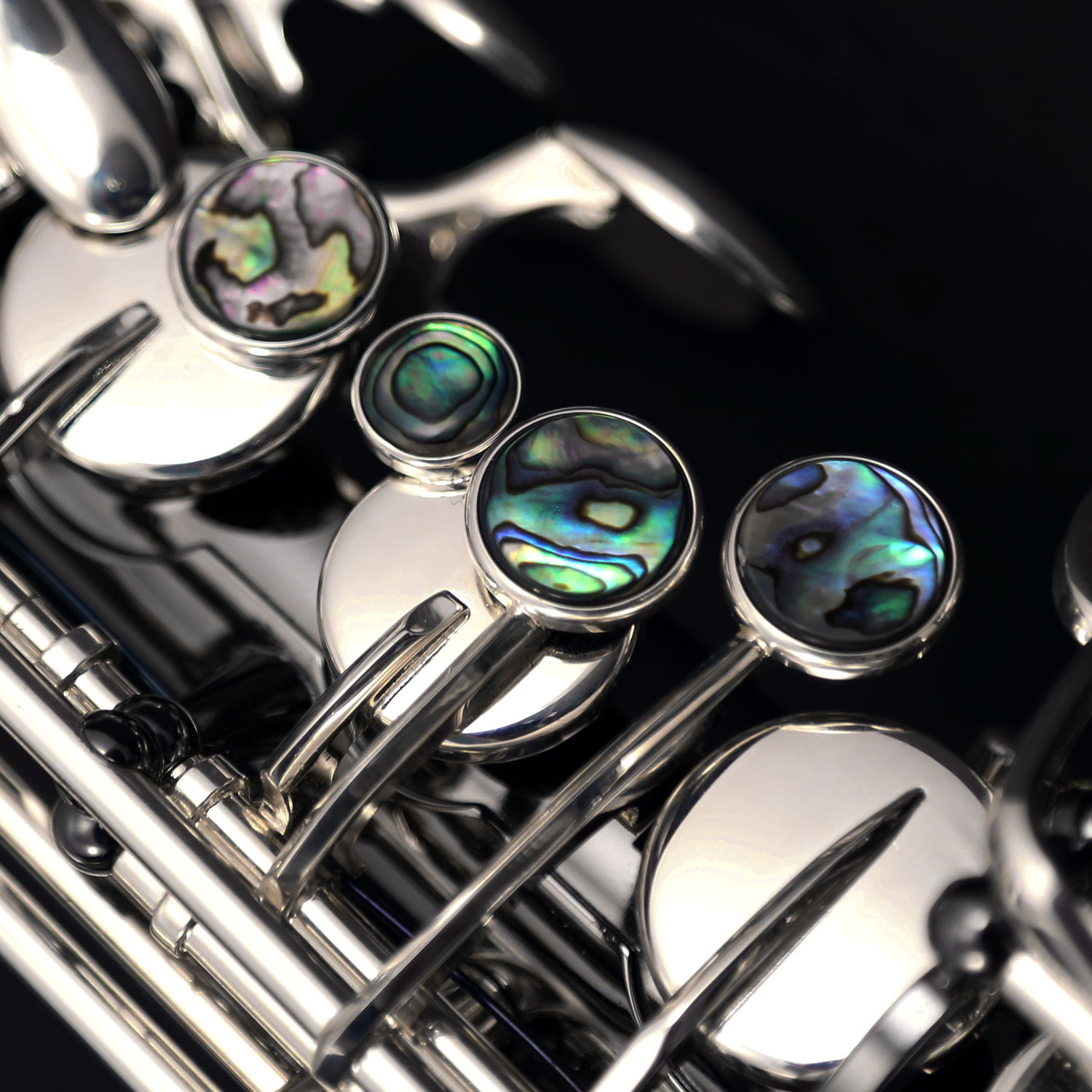 TScep-BS Tenor Black Nickel/Silver Plated Key追加画像 TScep-BS Tenor Black Nickel/Silver Plated Key追加画像