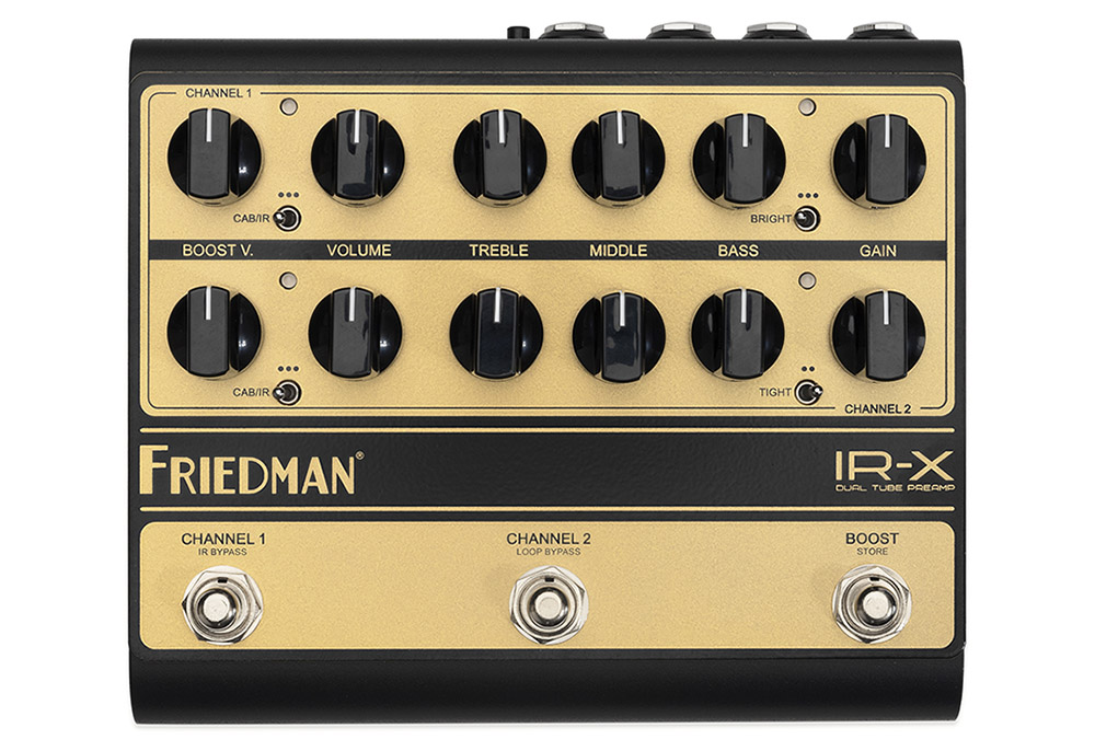 IR-X Dual Tube Preampパネル画像 IR-X Dual Tube Preampパネル画像