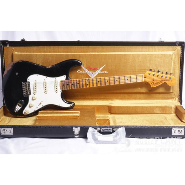 Fender Custom Shop-エレキギターLimited Edition '69 Stratocaster Heavy Relic, Aged Black