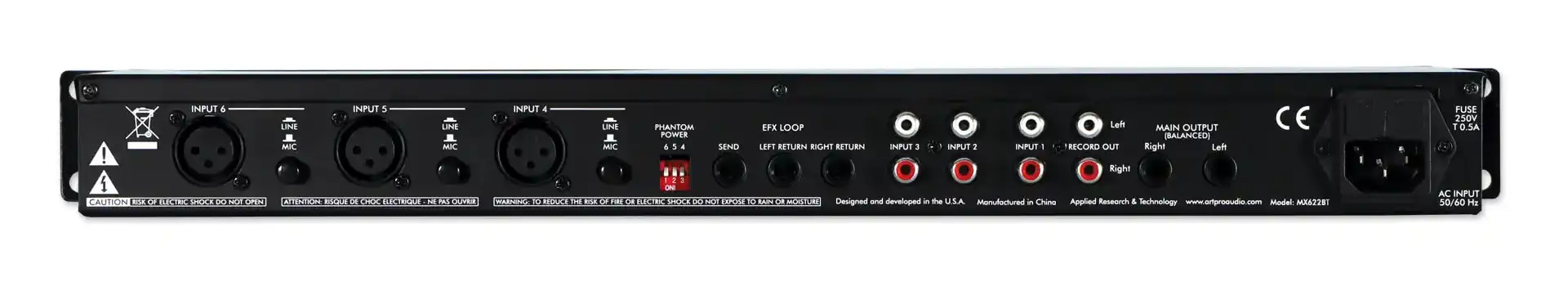 MX622BT背面画像 MX622BT背面画像