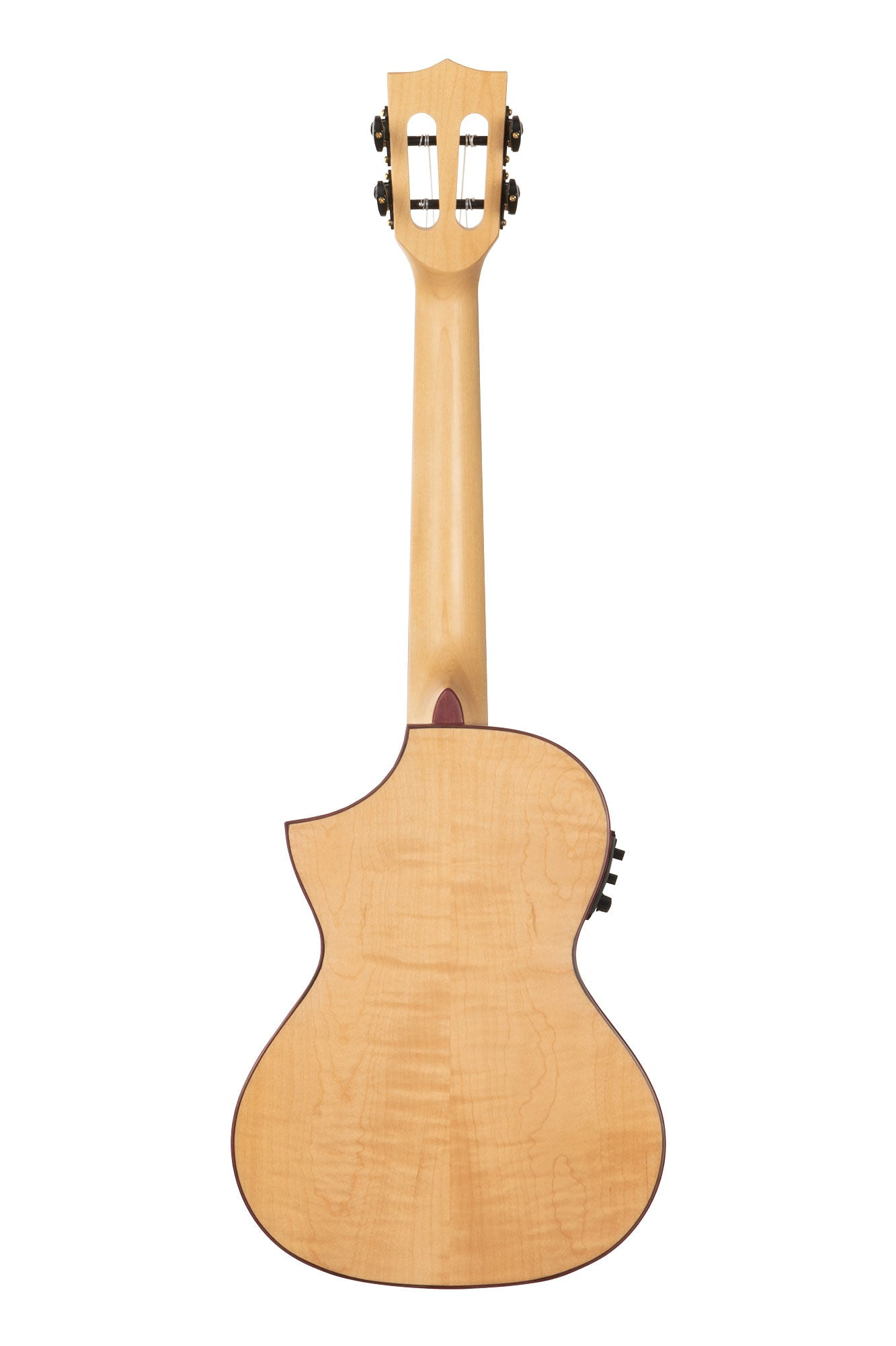 KA-ASFM-T-CE_W/BAG All Solid Flame Maple Tenor背面画像 KA-ASFM-T-CE_W/BAG All Solid Flame Maple Tenor背面画像