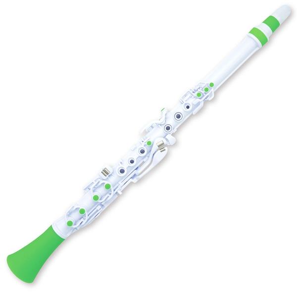 NUVO-プラスチッククラリネットClarineo 2.0 White/Green N120CLGN