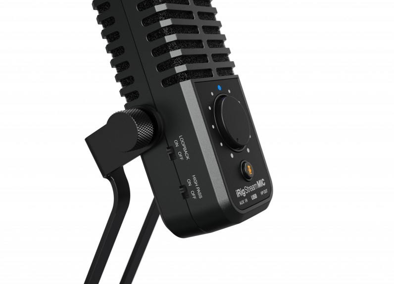 iRig Stream Mic USBヘッド画像 iRig Stream Mic USBヘッド画像