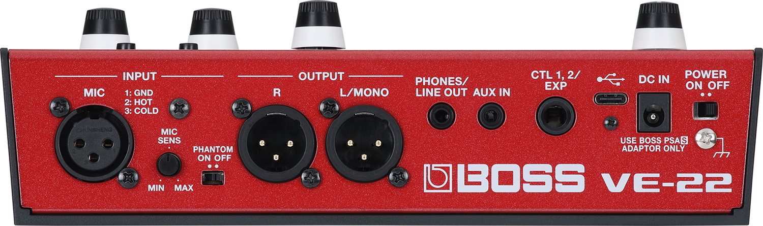 VE-22 Vocal Performer背面画像 VE-22 Vocal Performer背面画像