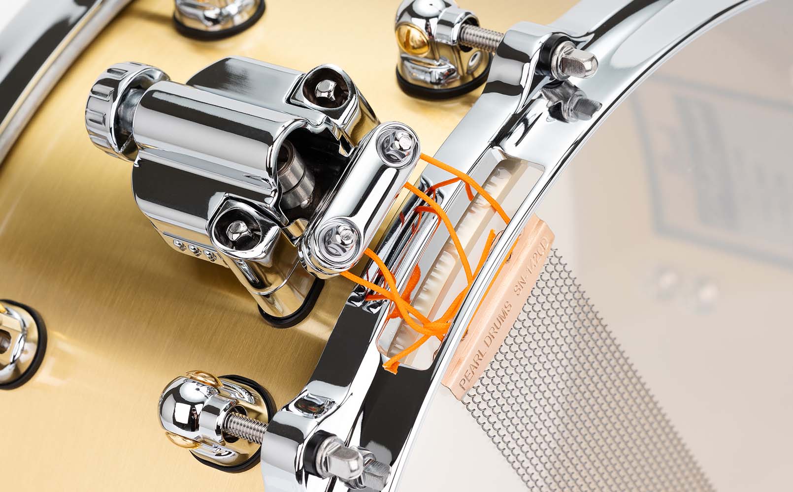 RF1B1450 14" x 5.5" Brass Shell Snare追加画像 RF1B1450 14" x 5.5" Brass Shell Snare追加画像