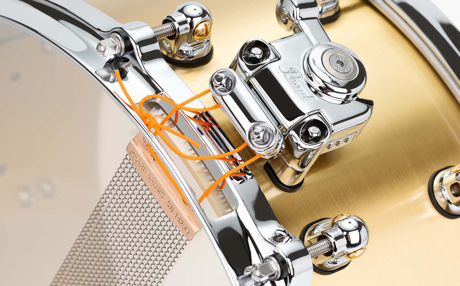 RF1B1450 14" x 5.5" Brass Shell Snare追加画像 RF1B1450 14" x 5.5" Brass Shell Snare追加画像
