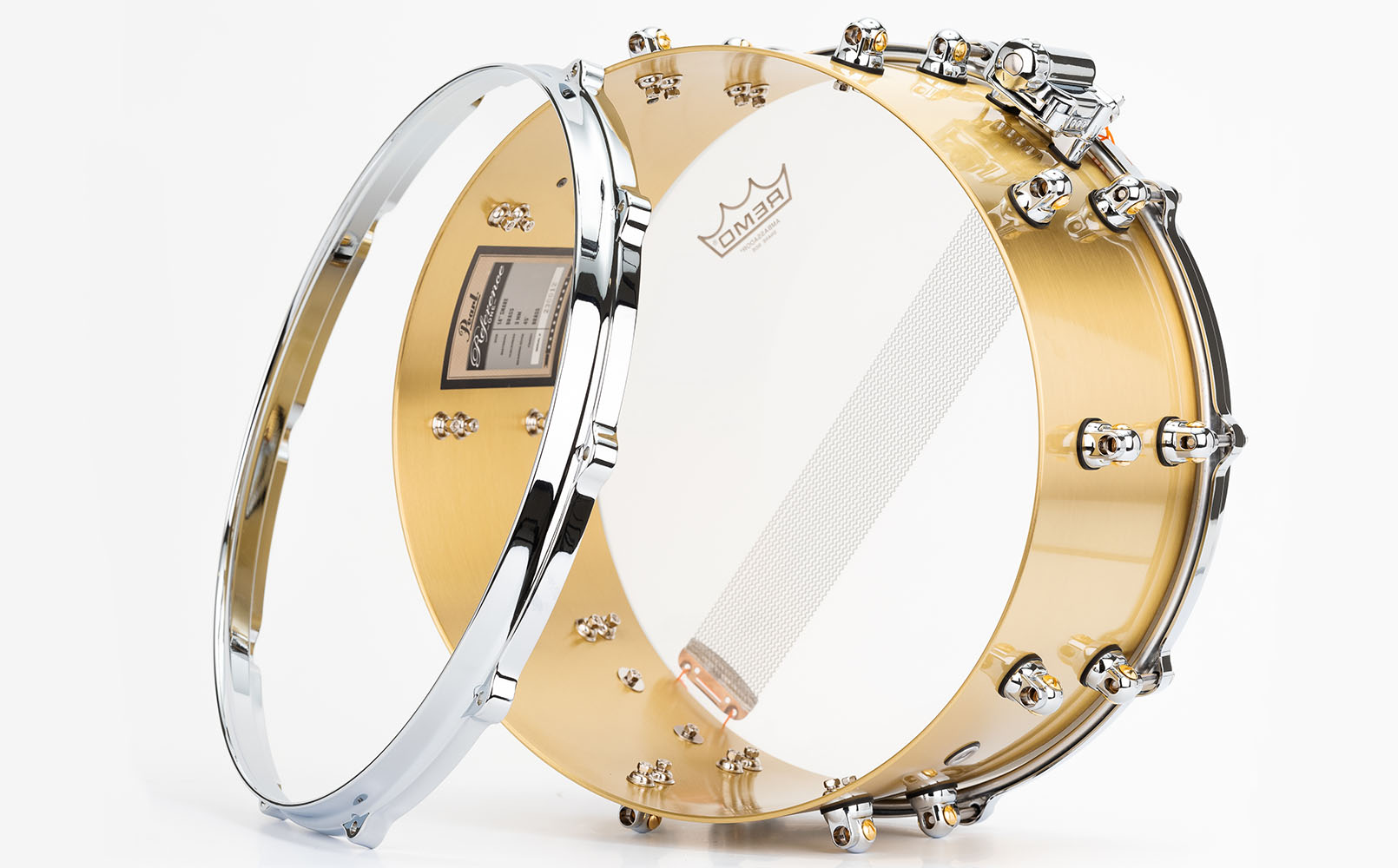 RF1B1450 14" x 5.5" Brass Shell Snare追加画像 RF1B1450 14" x 5.5" Brass Shell Snare追加画像