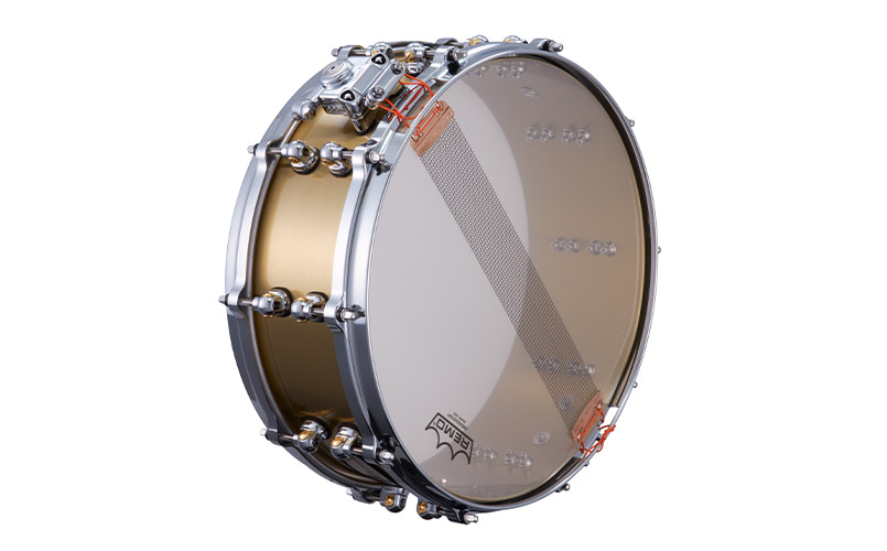 RF1B1450 14" x 5.5" Brass Shell Snare追加画像 RF1B1450 14" x 5.5" Brass Shell Snare追加画像