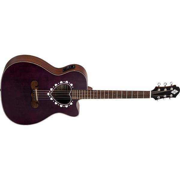 ZEMAITIS-エレクトリックアコースティックギターCAF-85HCW Purple Mother of Pearl