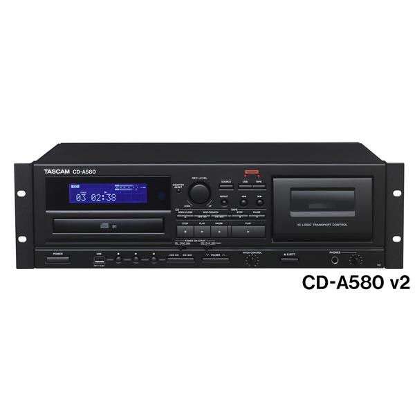 TASCAM-業務用カセットレコーダー CDプレーヤー USBメモリーレコーダー/プレーヤーCD-A580 v2