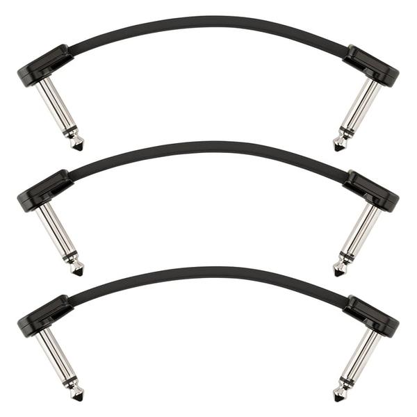 Fender-パッチケーブルBLOCKCHAIN 4" CABLE 3-PACK