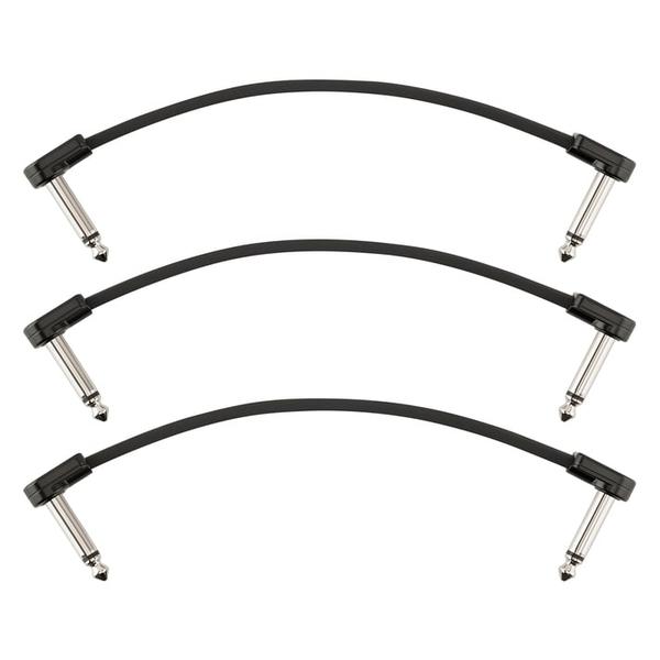 Fender-パッチケーブルBLOCKCHAIN 6" CABLE 3-PACK