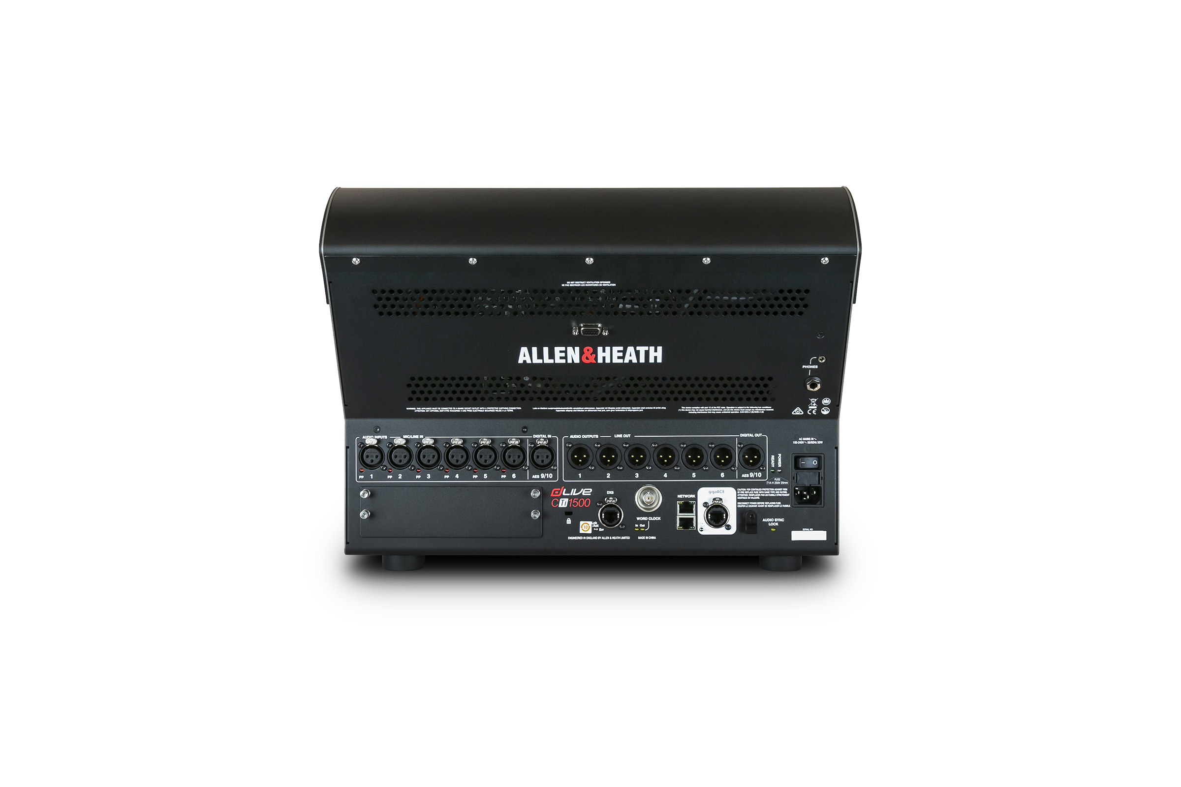 dLive-CTi1500背面画像 dLive-CTi1500背面画像