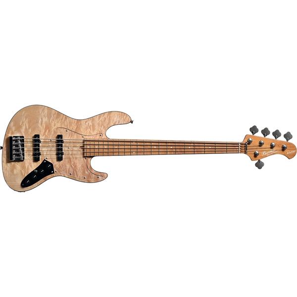 Bacchus-5弦エレキベースWL5-QM-AC RSM/M NAS
