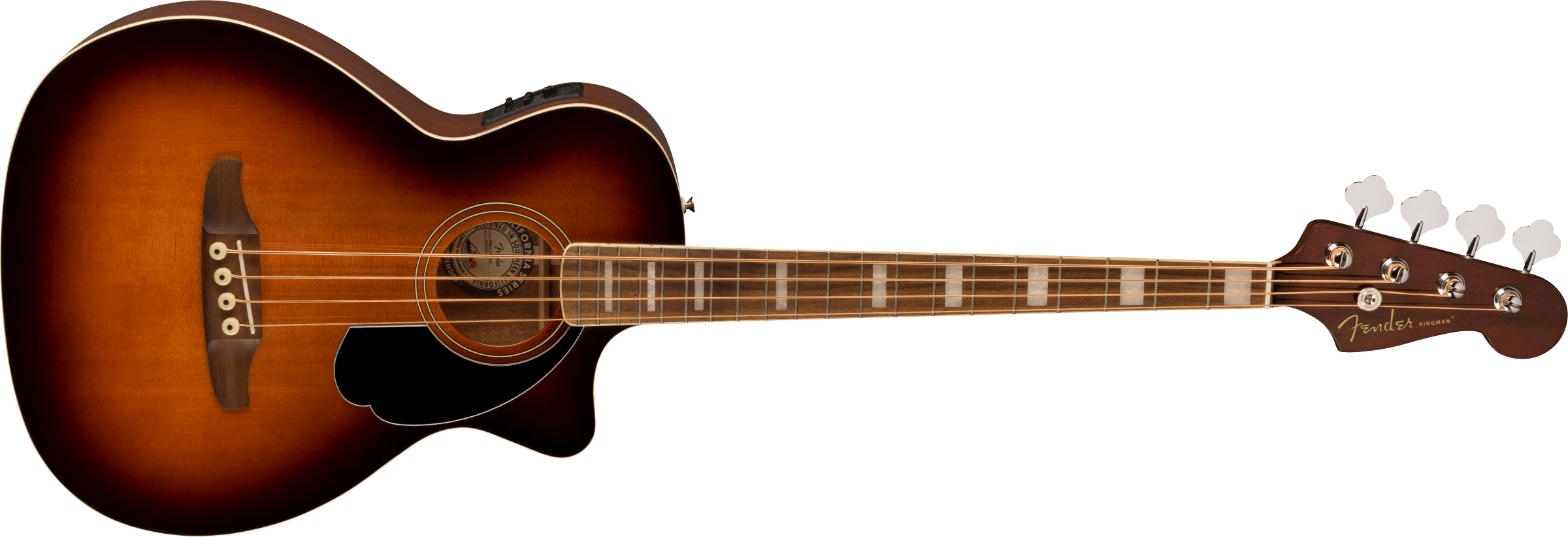 Kingman™ Bass, Walnut Fingerboard, Black Pickguard, Shaded Edge Burst追加画像 Kingman™ Bass, Walnut Fingerboard, Black Pickguard, Shaded Edge Burst追加画像