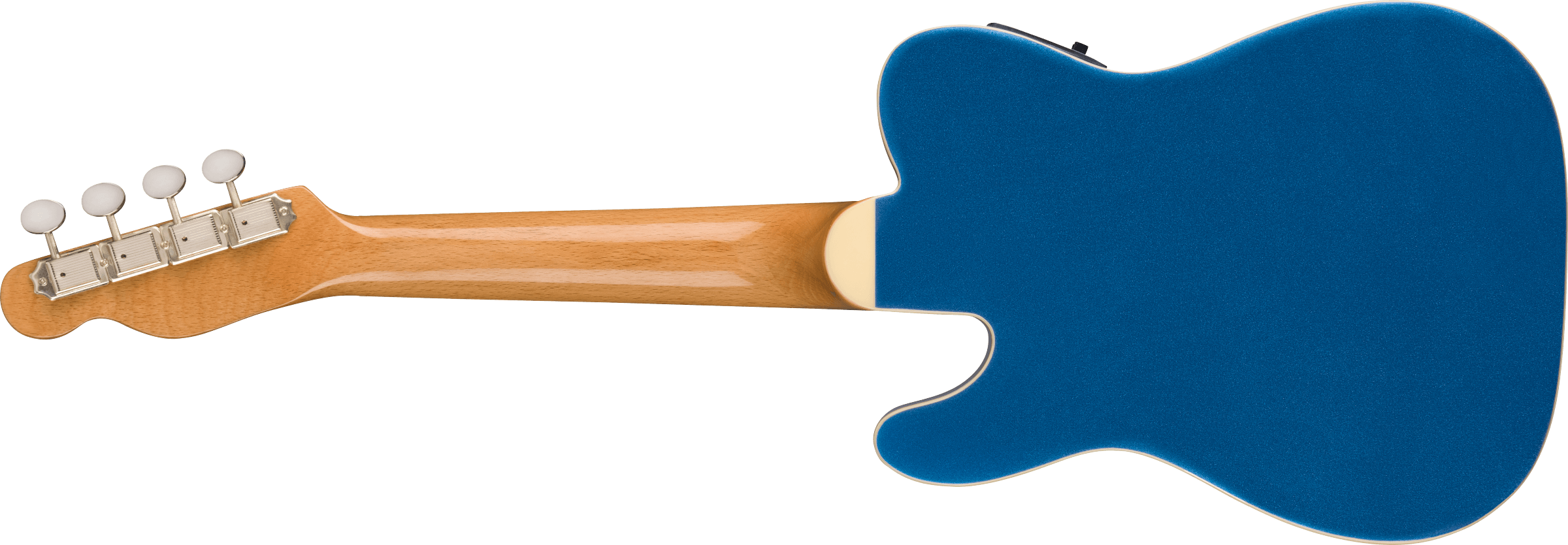 Fullerton Tele® Uke, Walnut Fingerboard, White Pickguard, Lake Placid Blue追加画像 Fullerton Tele® Uke, Walnut Fingerboard, White Pickguard, Lake Placid Blue追加画像