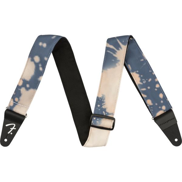 Fender-ストラップTie Dye Acid Wash Strap, Faded Navy, 2"