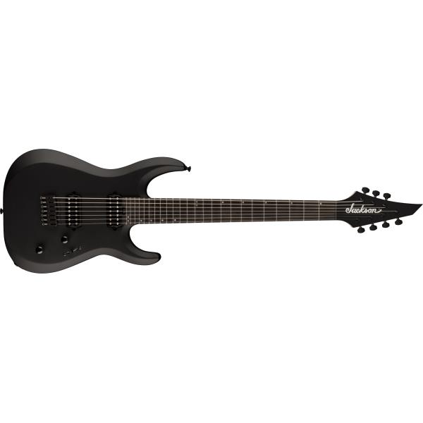 Jackson-エレキギターPro Plus Series DK Modern MDK7 HT, Ebony Fingerboard, Satin Black