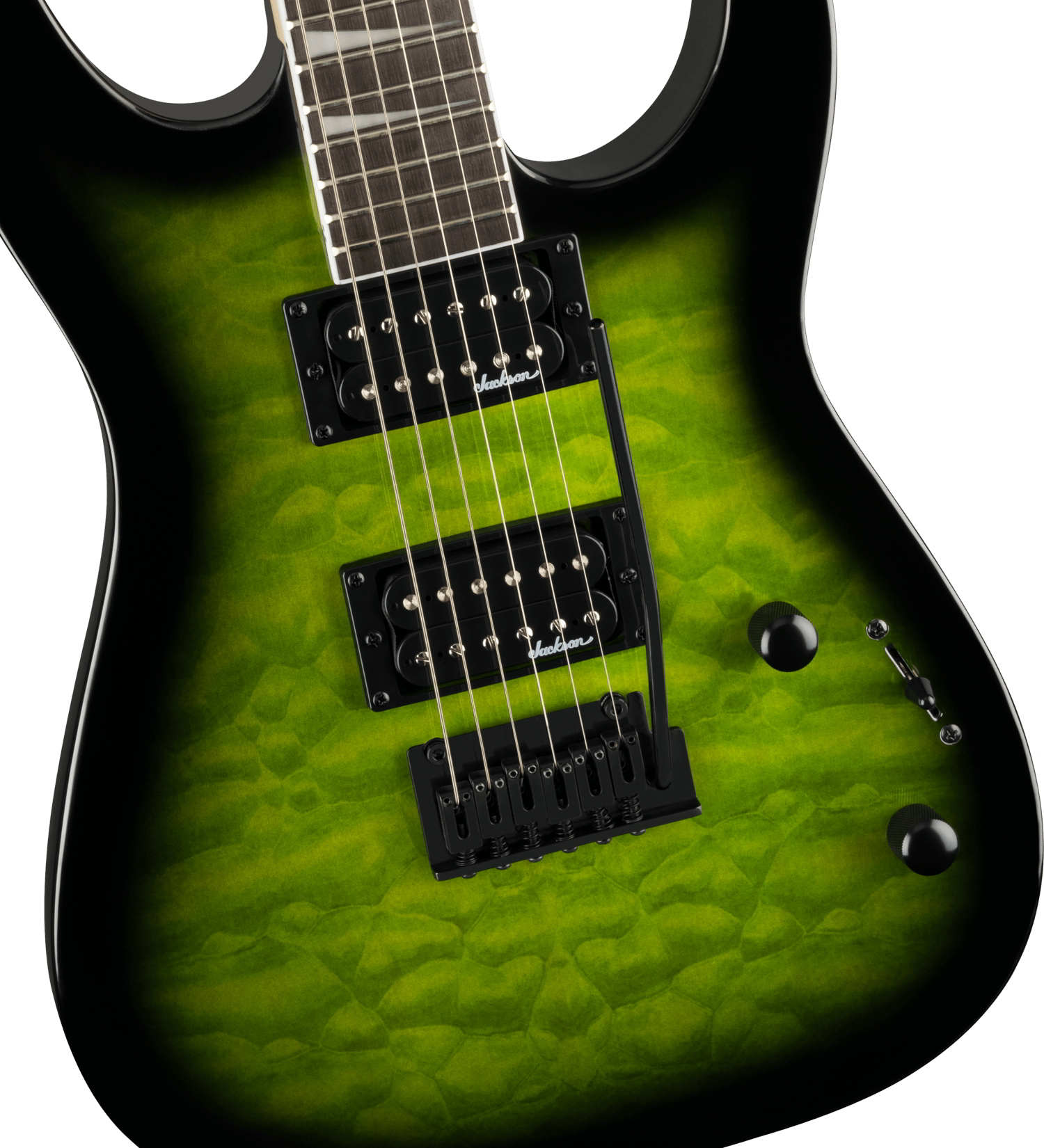 JS Series Dinky® JS20 DKQ 2PT, Amaranth Fingerboard, Transparent Green Burst追加画像 JS Series Dinky® JS20 DKQ 2PT, Amaranth Fingerboard, Transparent Green Burst追加画像