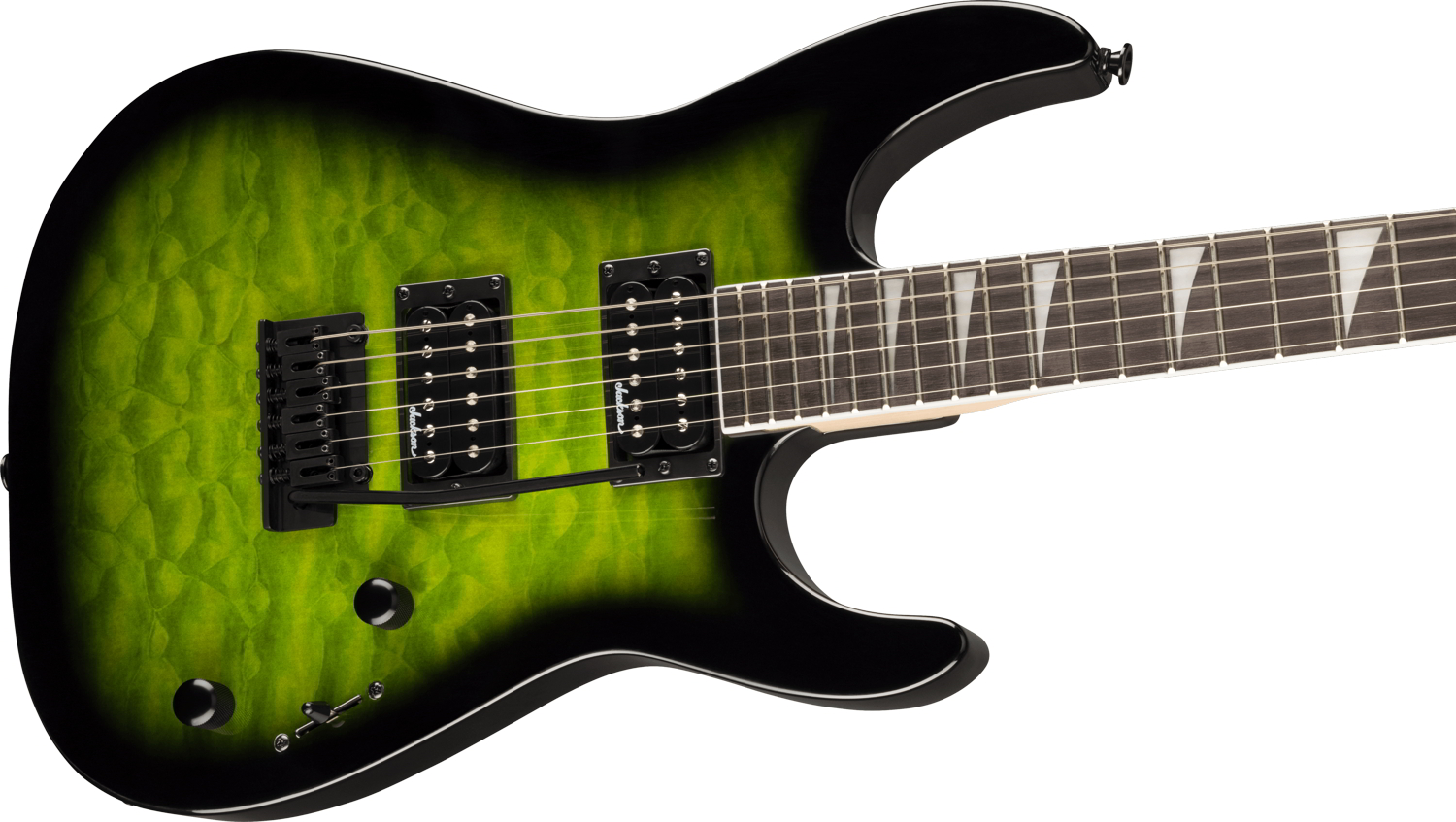JS Series Dinky® JS20 DKQ 2PT, Amaranth Fingerboard, Transparent Green Burst追加画像 JS Series Dinky® JS20 DKQ 2PT, Amaranth Fingerboard, Transparent Green Burst追加画像