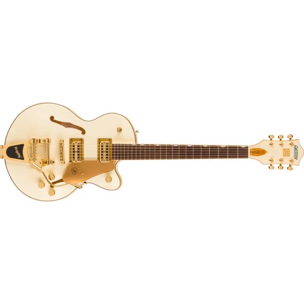 GRETSCH-エレキギターElectromatic™ Chris Rocha Broadkaster® Jr. Center Block, Rosewood Fingerboard, Vintage White