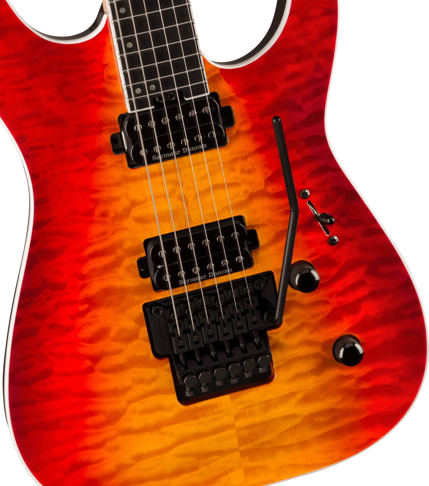 Pro Plus Series Dinky™ DKAQ, Ebony Fingerboard, Firestorm追加画像 Pro Plus Series Dinky™ DKAQ, Ebony Fingerboard, Firestorm追加画像
