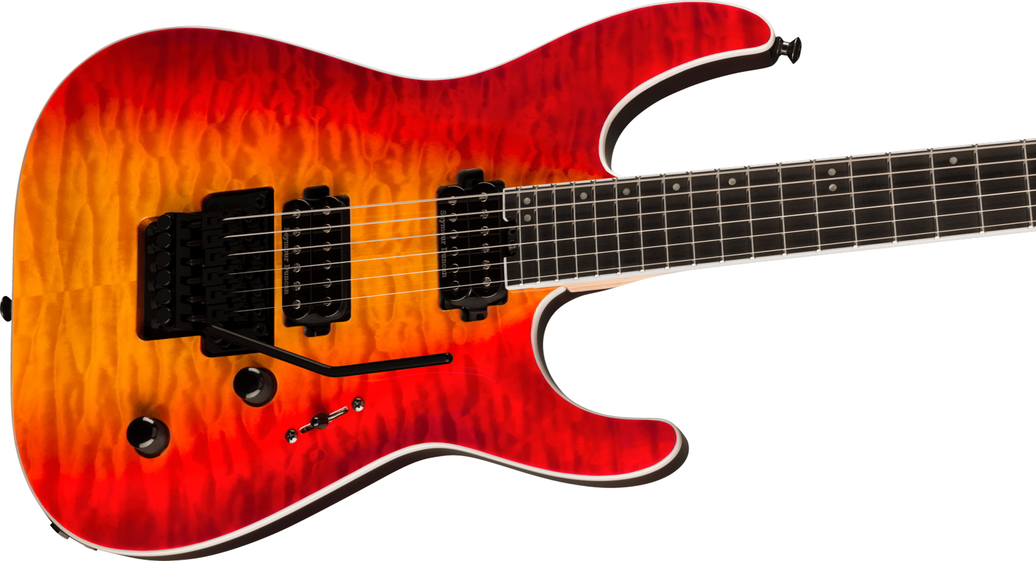 Pro Plus Series Dinky™ DKAQ, Ebony Fingerboard, Firestorm追加画像 Pro Plus Series Dinky™ DKAQ, Ebony Fingerboard, Firestorm追加画像