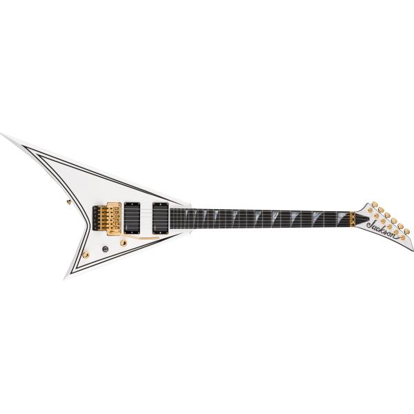 MJ Series Rhoads RR24MG, Ebony Fingerboard, White with Black Pinstripesサムネイル