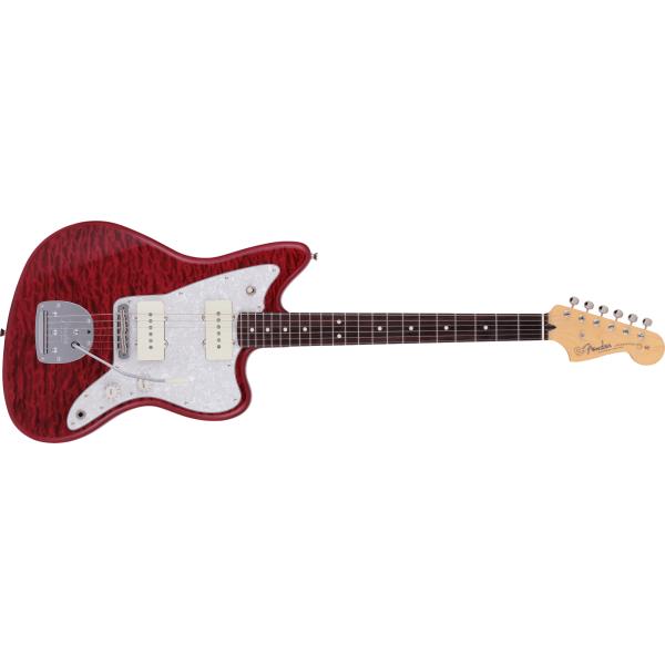 Fender-ジャズマスター2024 Collection Made in Japan Hybrid II Jazzmaster®, Rosewood Fingerboard, Quilt Red Beryl