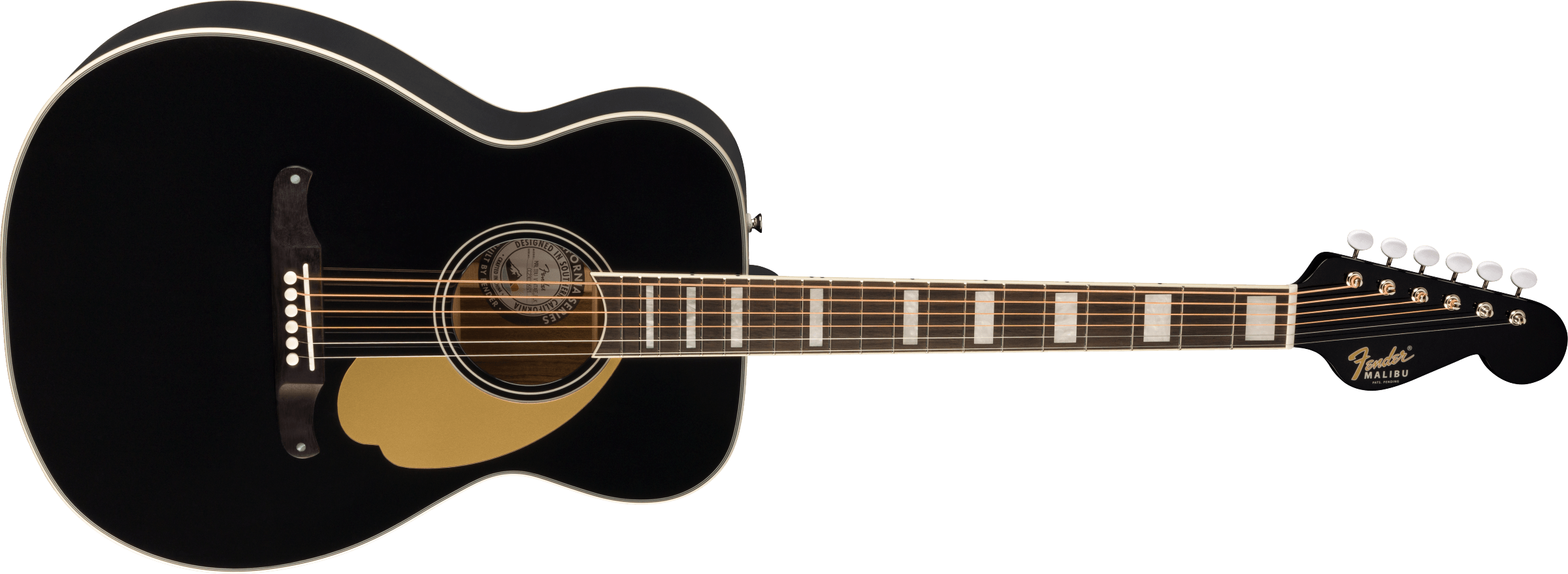 Malibu Vintage, Ovangkol Fingerboard, Gold Pickguard, Black追加画像 Malibu Vintage, Ovangkol Fingerboard, Gold Pickguard, Black追加画像