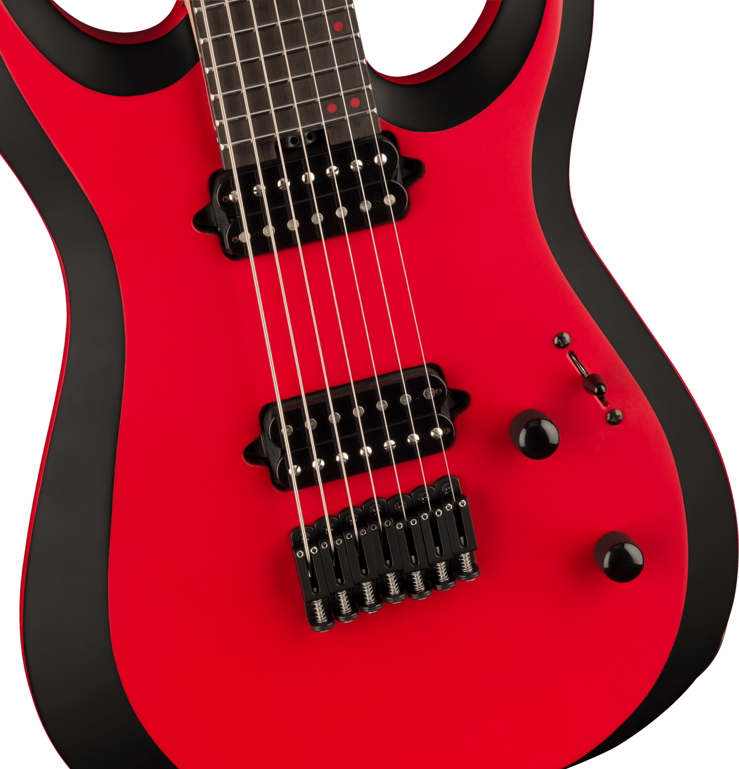 Pro Plus Series DK Modern MDK7 HT, Ebony Fingerboard, Satin Red with Black bevels追加画像 Pro Plus Series DK Modern MDK7 HT, Ebony Fingerboard, Satin Red with Black bevels追加画像