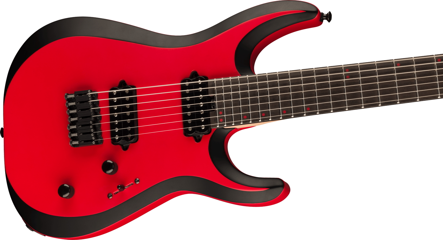 Pro Plus Series DK Modern MDK7 HT, Ebony Fingerboard, Satin Red with Black bevels追加画像 Pro Plus Series DK Modern MDK7 HT, Ebony Fingerboard, Satin Red with Black bevels追加画像