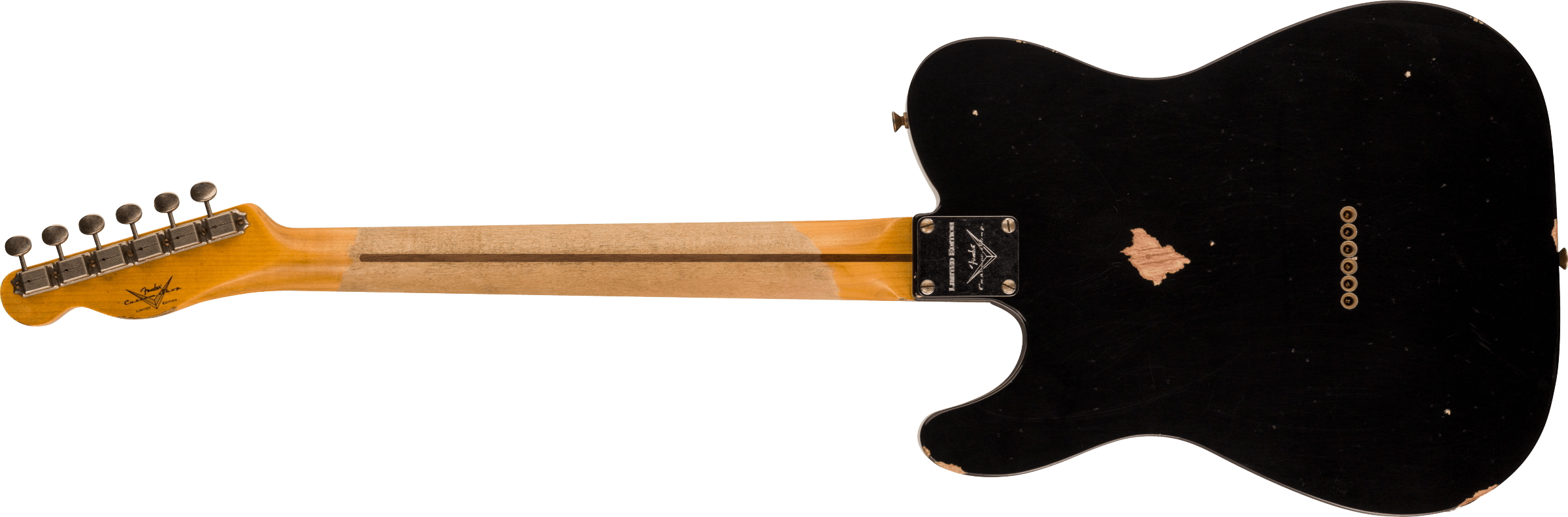 2023 Limited Edition Reverse '50s Telecaster® Relic®, 1-Piece Rift Sawn Maple Neck, Aged Black追加画像 2023 Limited Edition Reverse '50s Telecaster® Relic®, 1-Piece Rift Sawn Maple Neck, Aged Black追加画像