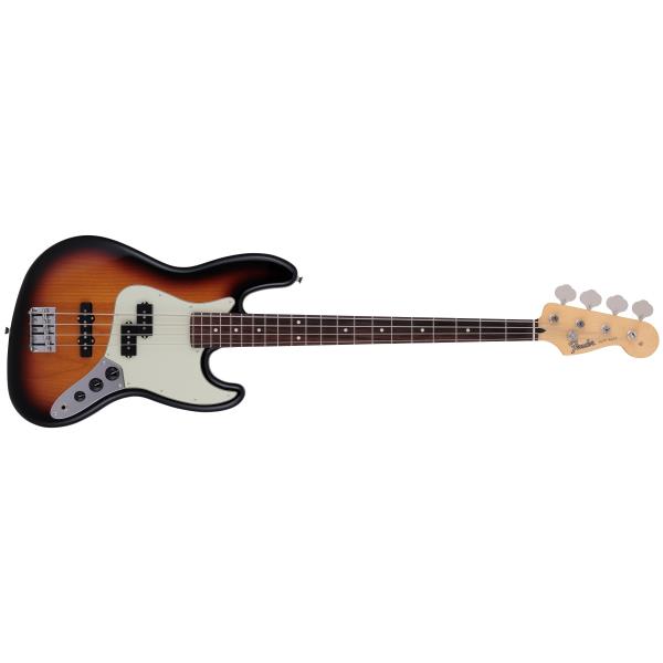Fender-ジャズベース2024 Collection Made in Japan Hybrid II Jazz Bass® PJ, Rosewood Fingerboard, 3-Color Sunburst