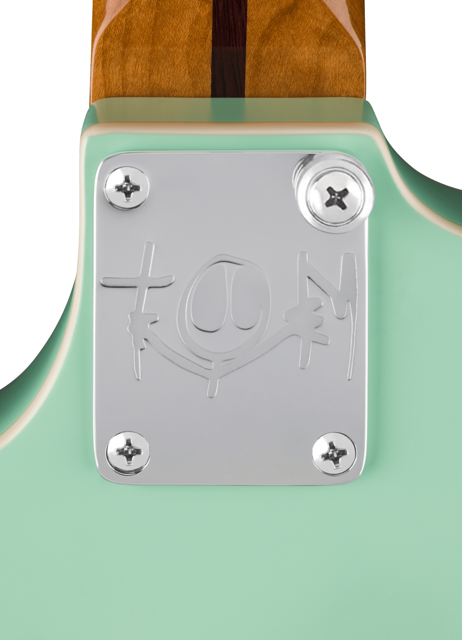 Tom DeLonge Starcaster®, Rosewood Fingerboard, Chrome Hardware, Satin Surf Green追加画像 Tom DeLonge Starcaster®, Rosewood Fingerboard, Chrome Hardware, Satin Surf Green追加画像