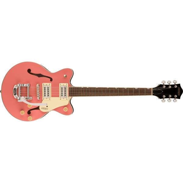 GRETSCH-エレキギターG2655T Streamliner™ Center Block Jr. Double-Cut with Bigsby®, Laurel Fingerboard, Coral