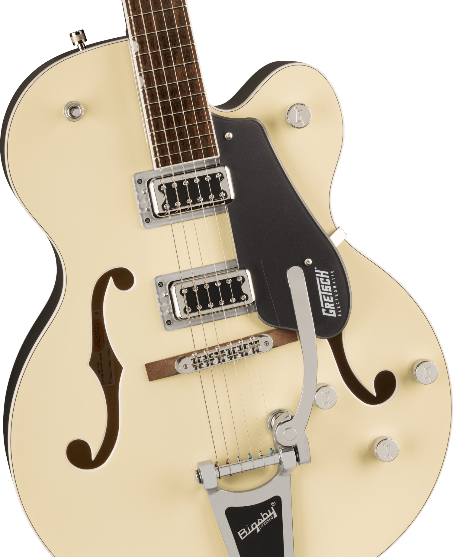 G5420T Electromatic® Classic Hollow Body Single-Cut with Bigsby®, Laurel Fingerboard, Two-Tone Vintage White/London Grey追加画像 G5420T Electromatic® Classic Hollow Body Single-Cut with Bigsby®, Laurel Fingerboard, Two-Tone Vintage White/London Grey追加画像