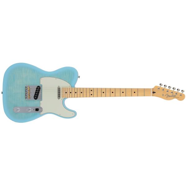 2024 Collection Made in Japan Hybrid II Telecaster®, Maple Fingerboard, Flame Celeste Blueサムネイル