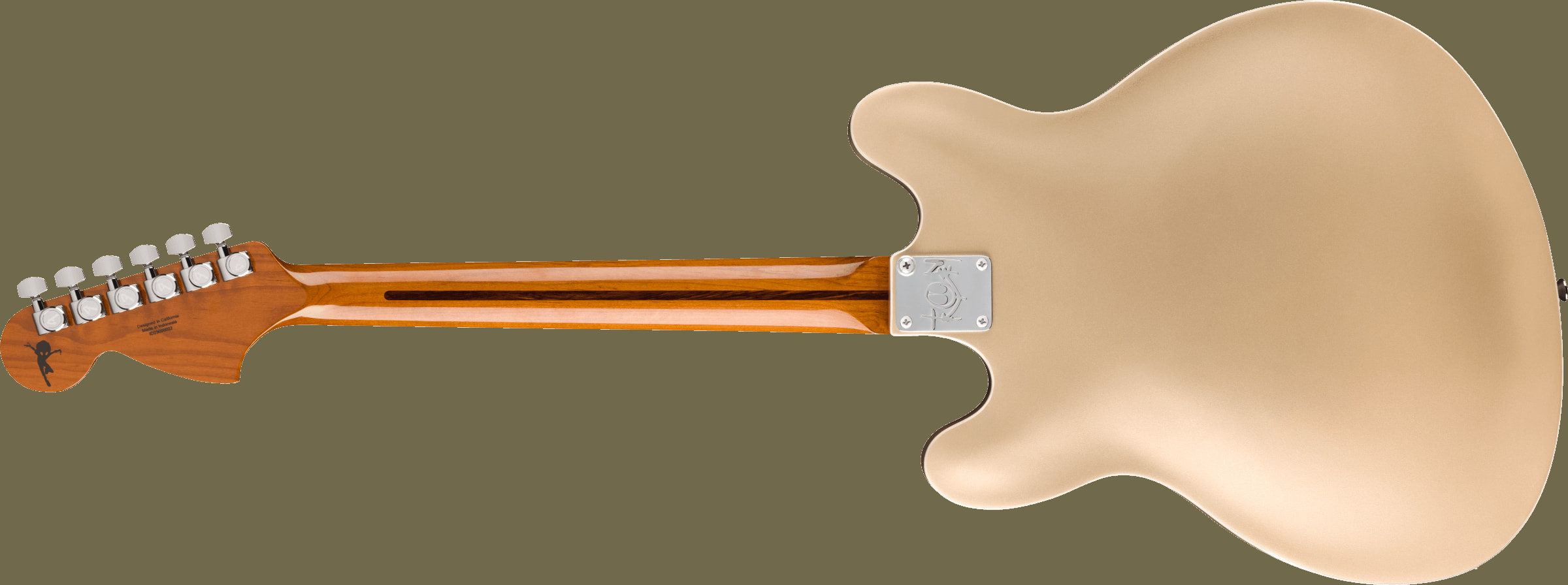 Tom DeLonge Starcaster®, Rosewood Fingerboard, Chrome Hardware, Satin Shoreline Gold追加画像 Tom DeLonge Starcaster®, Rosewood Fingerboard, Chrome Hardware, Satin Shoreline Gold追加画像