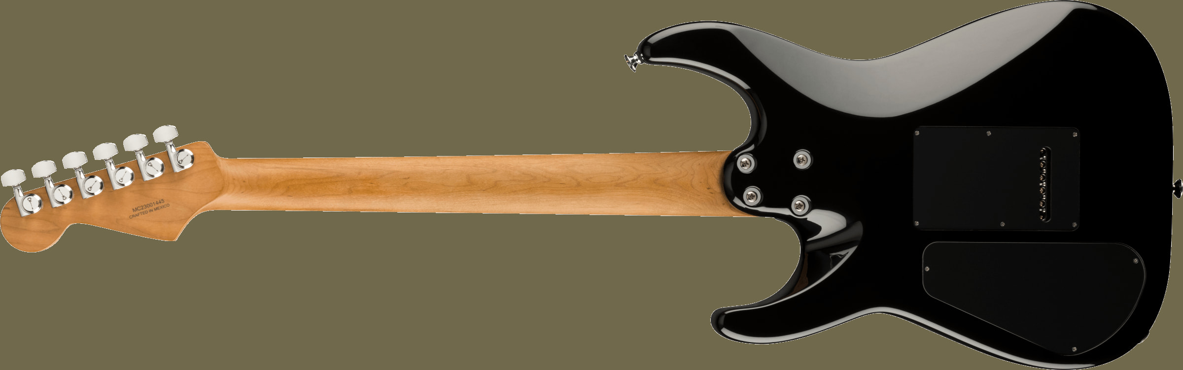 Super-Stock DKA22 2PT EB, Ebony Fingerboard, Gloss Black追加画像 Super-Stock DKA22 2PT EB, Ebony Fingerboard, Gloss Black追加画像
