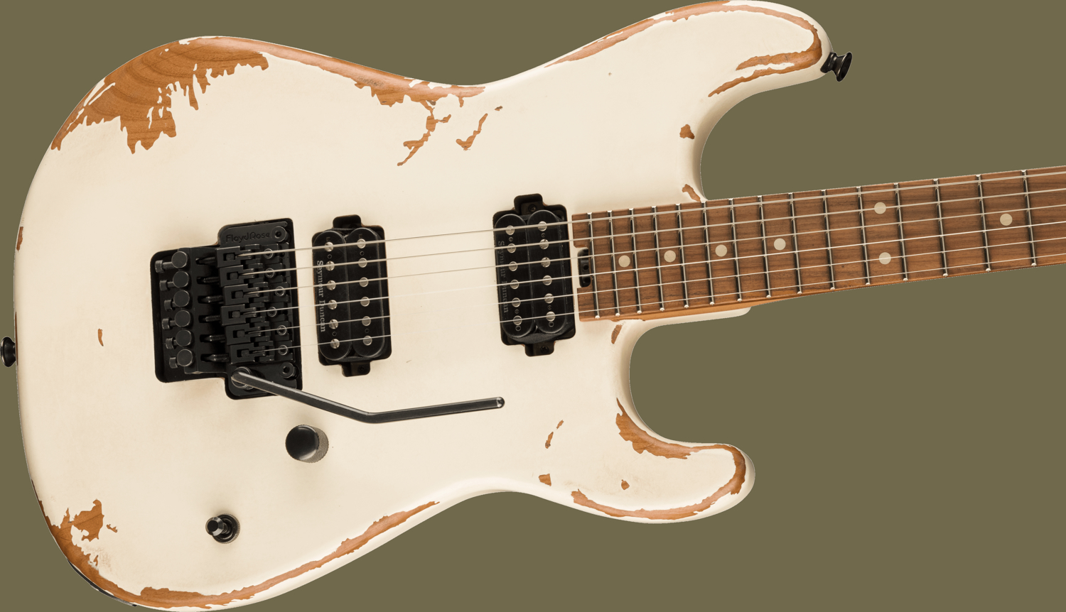 Pro-Mod Relic San Dimas® Style 1 HH FR PF, Pau Ferro Fingerboard, Weathered White追加画像 Pro-Mod Relic San Dimas® Style 1 HH FR PF, Pau Ferro Fingerboard, Weathered White追加画像