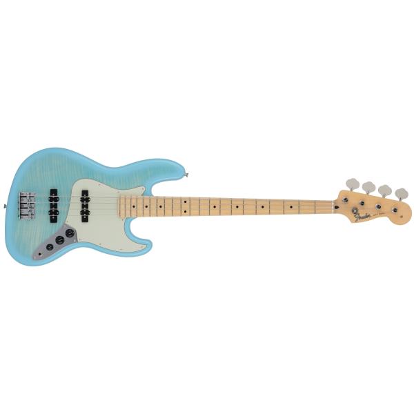 Fender-ジャズベース2024 Collection Made in Japan Hybrid II Jazz Bass®, Maple Fingerboard, Flame Celeste Blue
