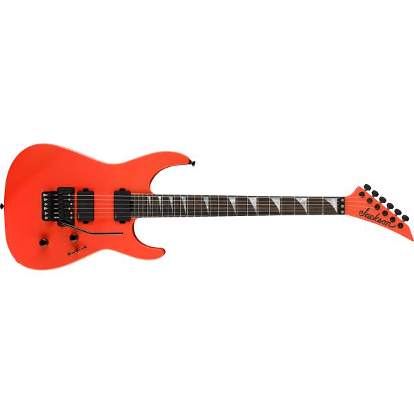 Jackson-エレキギターAmerican Series Soloist™ SL2MG, Ebony Fingerboard, Satin Lambo Orange